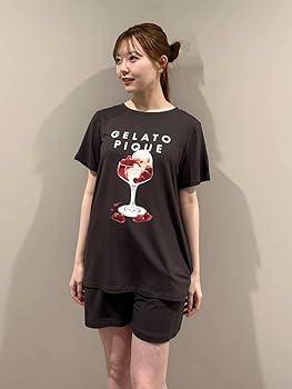 Amazon | [ジェラート ピケ] COOLレーヨンデザートロゴTシャツ